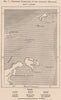 Northern Promontory of the Antarctic Mainland. Antarctica 1885 old antique map
