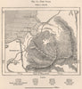 Port Louis. Mauritius. Mascarene Islands. Mascarenhas Archipelago 1885 old map