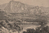 Piton d'Enchein, La Reunion. Mascarene Islands. Mascarenhas Archipelago 1885