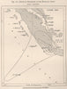 Range of dispersion of the Krakatoa ashes. Indonesia. East Indies 1885 old map