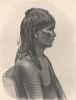 Orang Batak. Sumatra. Indonesia. East Indies 1885 old antique print picture