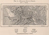 Highlands east of Padang, Sumatra, Indonesia. East Indies 1885 old antique map