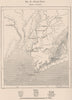 Barito Delta & Banjarmasin,Kalimantan,Borneo.Indonesia.East Indies 1885 map