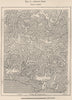 Gunong Sewu, Java, Indonesia. East Indies 1885 old antique map plan chart