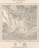 Nusa Kambangan island & Cilacap. Java Indonesia. East Indies 1885 old map