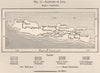 Railways in Java. Indonesia. East Indies 1885 old antique map plan chart