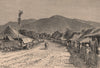 Tjimatjan village, near Tjanjue (Cianjur) Java. Indonesia. East Indies 1885