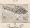 Bali. Indonesia. East Indies 1885 old antique vintage map plan chart