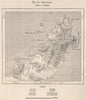 Minahassa Peninsula, Sulawesi, Indonesia. Manado. East Indies 1885 old map