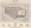Pulau Buru, Maluku, Indonesia. East Indies 1885 old antique map plan chart