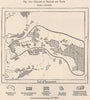 Ternate and Tidore sultanates/empires. Indonesia. East Indies 1885 old map