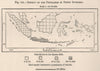 Density of the population in Dutch Indonesia. East Indies 1885 old antique map