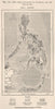 The Three Isthmuses of Indonesia and the Philippines 1885 old antique map