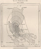 Earthquake of 1880. Philippines 1885 old antique vintage map plan chart