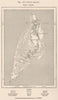 Palau Islands. Pacific Ocean. Micronesia 1885 old antique map plan chart