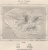 Vanikoro/Vanikolo. Solomon Islands. Melanesia 1885 old antique map plan chart