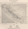 New Caledonia. Melanesia 1885 old antique vintage map plan chart