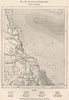 The Great Barrier Reef. Australia 1885 old antique vintage map plan chart