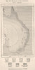 Rainfall of East Australia 1885 old antique vintage map plan chart