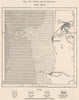 Perth and its environs. Australia 1885 old antique vintage map plan chart