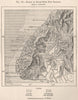 Fjords of South-West New Zealand 1885 old antique vintage map plan chart