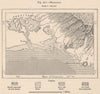 Honolulu. Hawaii. Hawaii 1885 old antique vintage map plan chart