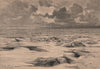 View taken on the Bering Sea. Alaska 1885 old antique vintage print picture