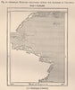American Seaboard Discovered during the Lifetime of Columbus.Americas 1885 map
