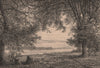 Ottawa River - View taken at the Saut du Carillon. Canada 1885 old print