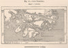 Cape Farewell. Greenland 1885 old antique vintage map plan chart