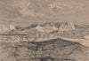 Sermitsialik Glacier, near Ivittuut/Ivigtut, Greenland 1885 old antique print