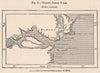 Francis Joseph Fjord.Kejser Franz Joseph Fjord.Hudson Land.Greenland 1885 map