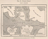 Barrow Strait. Canada. Canadian Arctic Archipelago. Nunavut 1885 old map