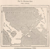 Magnetic Pole. Canada. Canadian Arctic Archipelago. Ross Strait 1885 old map