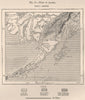 Horn of Alaska 1885 old antique vintage map plan chart