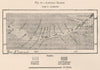 Aleutian Islands. Alaska 1885 old antique vintage map plan chart