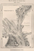 Chilkat and Chilkoot Bays. Alaska 1885 old antique vintage map plan chart
