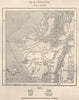 Yukon Delta. Alaska 1885 old antique vintage map plan chart