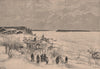 Tanasa station, river Yukon. Alaska 1885 old antique vintage print picture