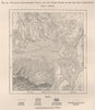 Canada/USA boundary line in the San Juan Archipelago. Washington 1885 old map