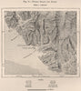 Nootka Island and Inlets. British Columbia, Canada 1885 old antique map chart