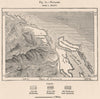 Nanaimo, Vancouver Island. Canada 1885 old antique vintage map plan chart
