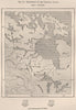 Disposition of the Canadian Lakes. Canada 1885 old antique map plan chart