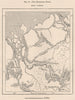 The Mackenzie Delta. Kendall Island. Canadian Arctic. Canada 1885 old map
