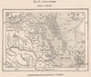 Lake Agassiz. Ancient Glacial Lake. Canada 1885 old antique map plan chart