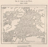 Lake of the Woods. Ontario Manitoba Minnesota. Canada. Lac des Bois 1885 map