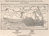 Lands surveyed in Manitoba and the far west in 1886. Canada 1885 old map