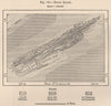 Royal Island. Isle Royale. Lake Superior. Michigan. Canada 1885 old map