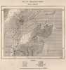 Belle Isle strait. Canada 1885 old antique vintage map plan chart
