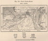 Sault Sainte-Marie. North America. Canada 1885 old antique map plan chart